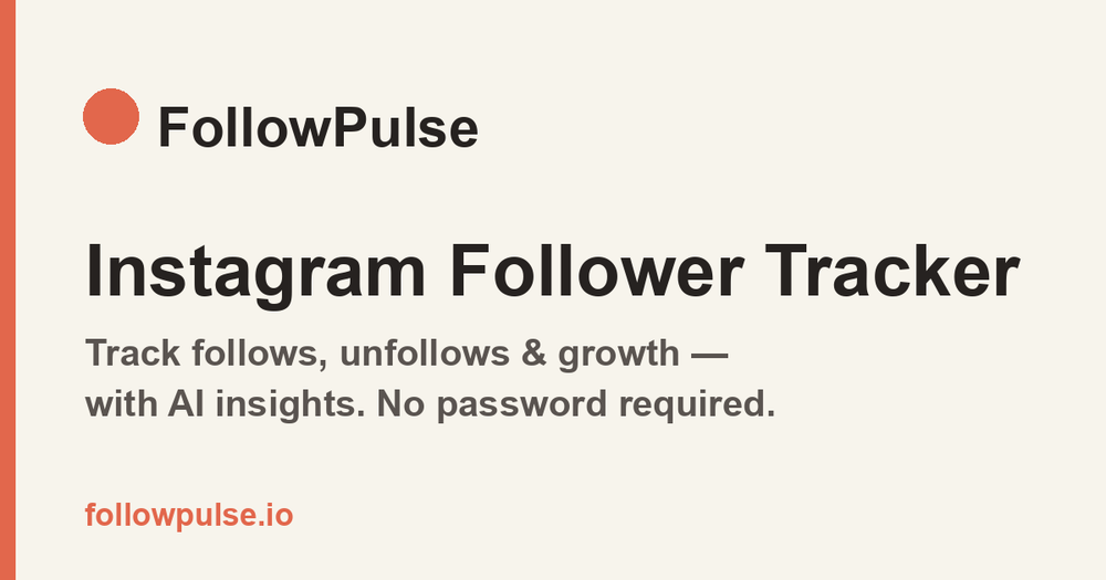 Screenshot of FollowerTracker Screenshot of FollowerTracker