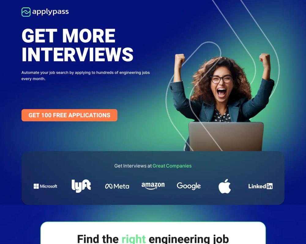 ApplyPass website screenshot ApplyPass website screenshot