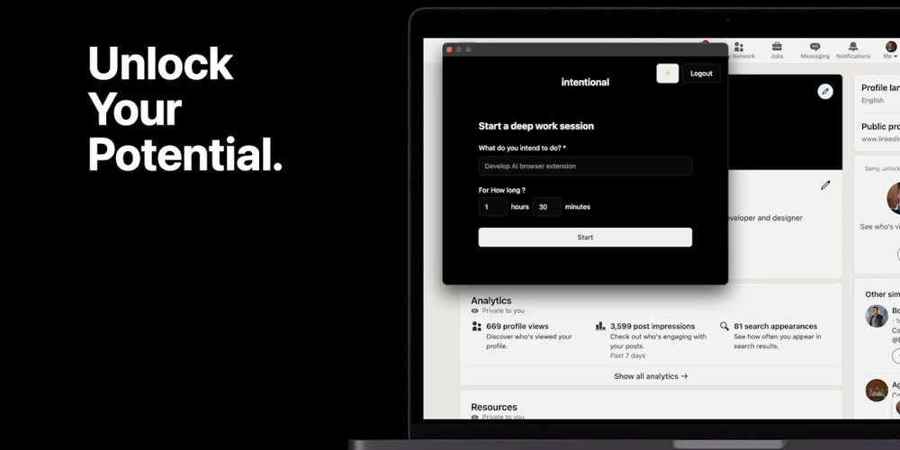 Intentional website screenshot Intentional website screenshot