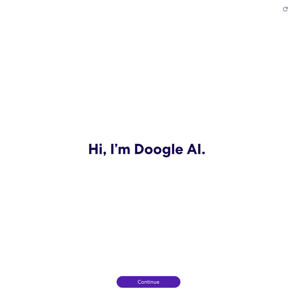 Doogle AI website screenshot Doogle AI website screenshot