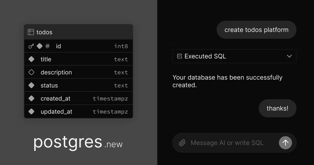Postgres Sandbox website screenshot Postgres Sandbox website screenshot