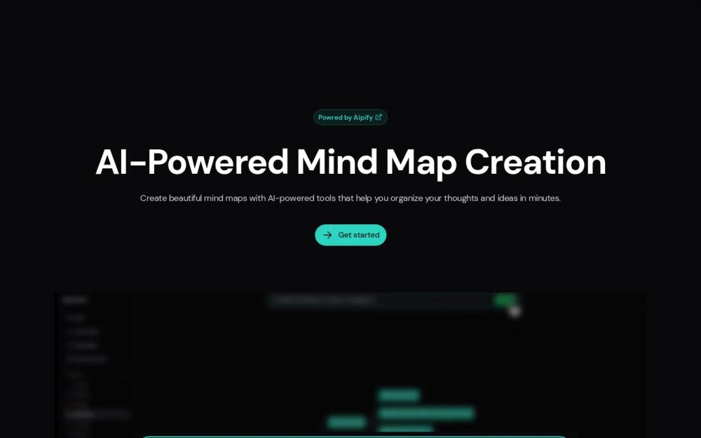 MapMindAI website screenshot MapMindAI website screenshot