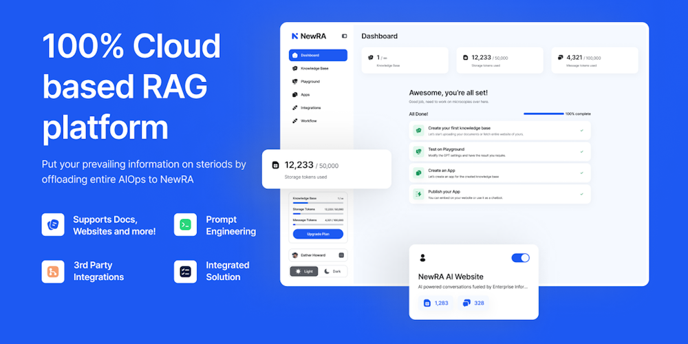 NewRA.ai website screenshot NewRA.ai website screenshot