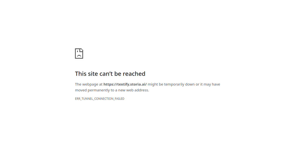 Textify by Storia website screenshot Textify by Storia website screenshot
