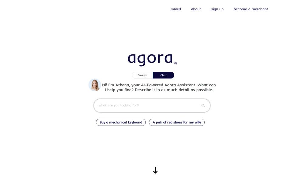Agora website screenshot Agora website screenshot