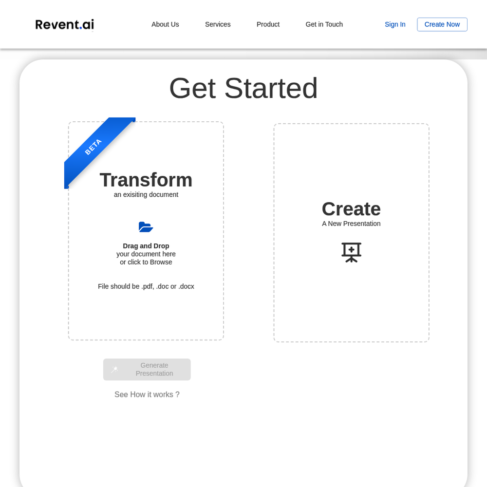Revent Press website screenshot Revent Press website screenshot