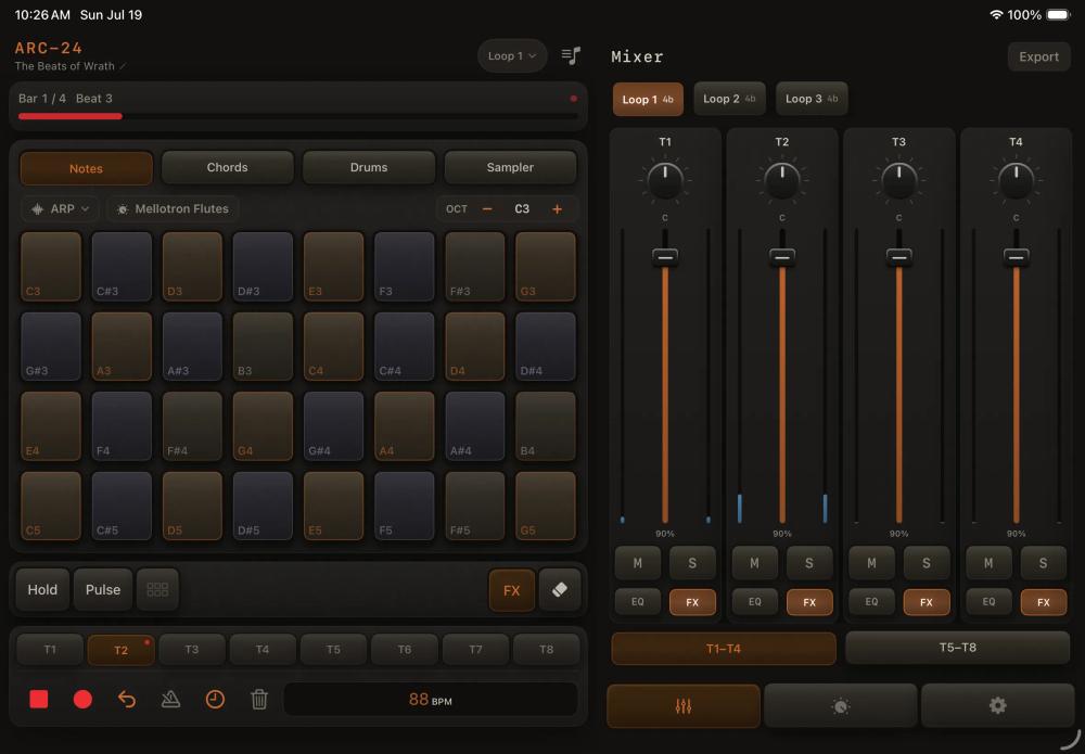 Screenshot of ARC-24 Groovebox Screenshot of ARC-24 Groovebox