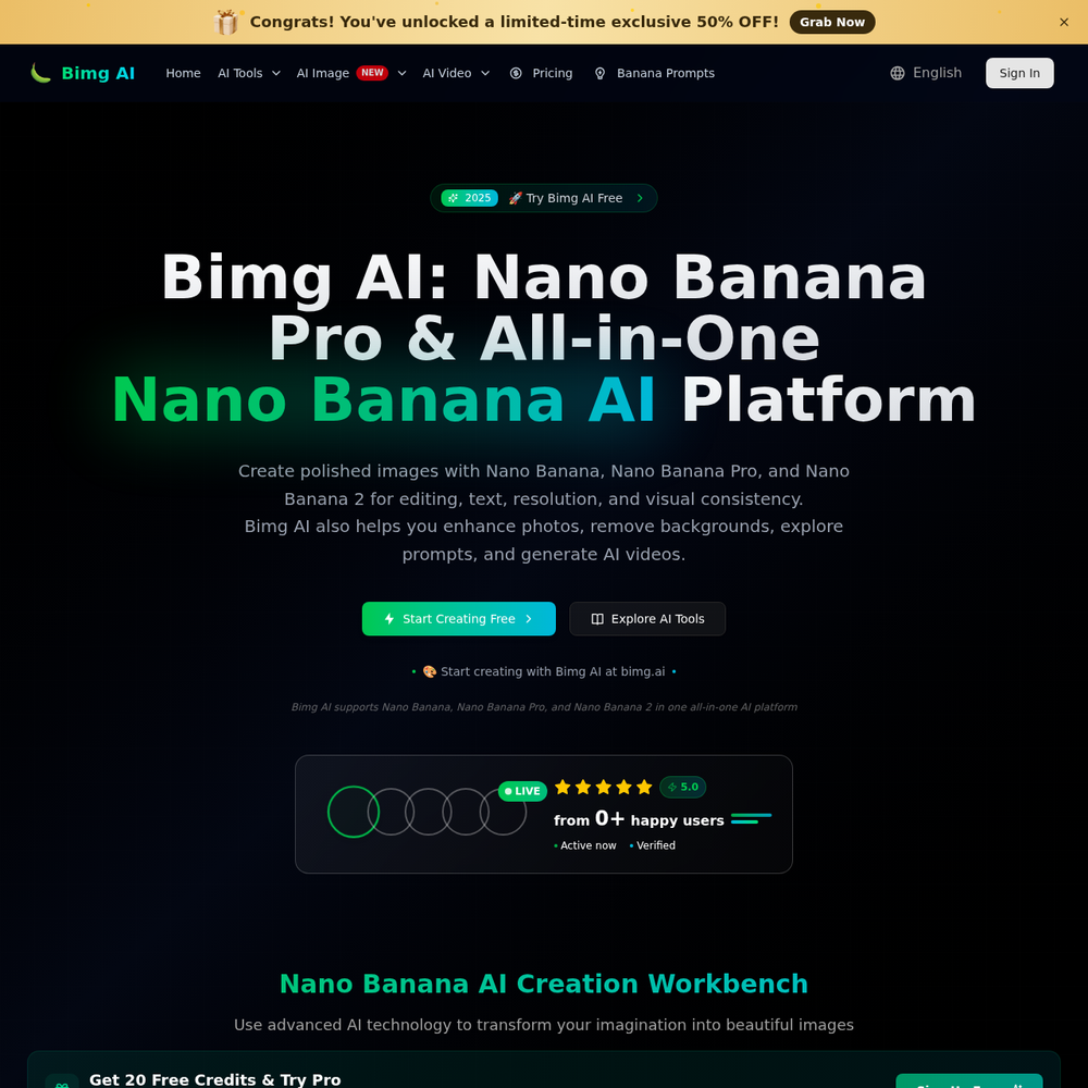 Bimg AI website screenshot Bimg AI website screenshot