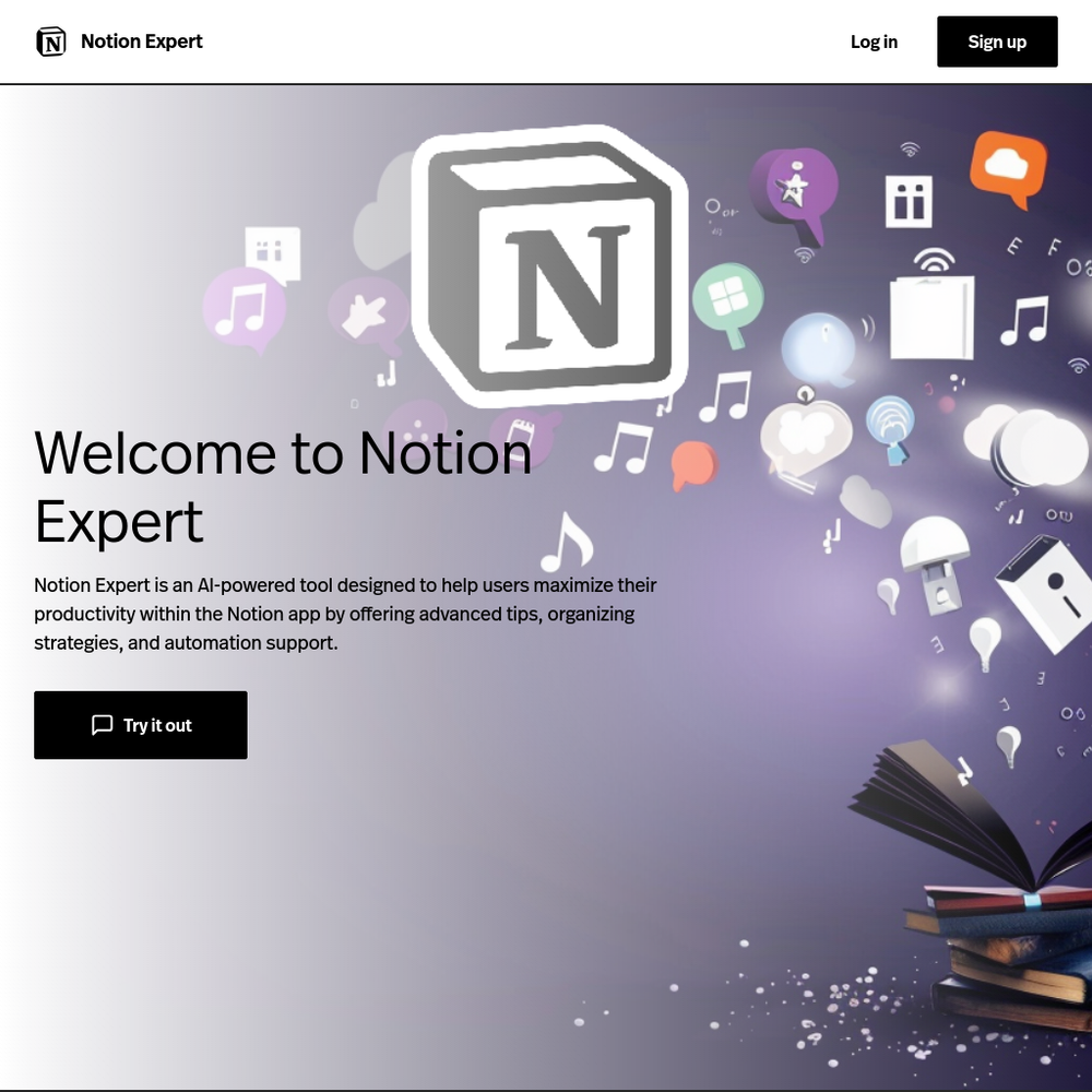 Notion Expert website screenshot Notion Expert website screenshot