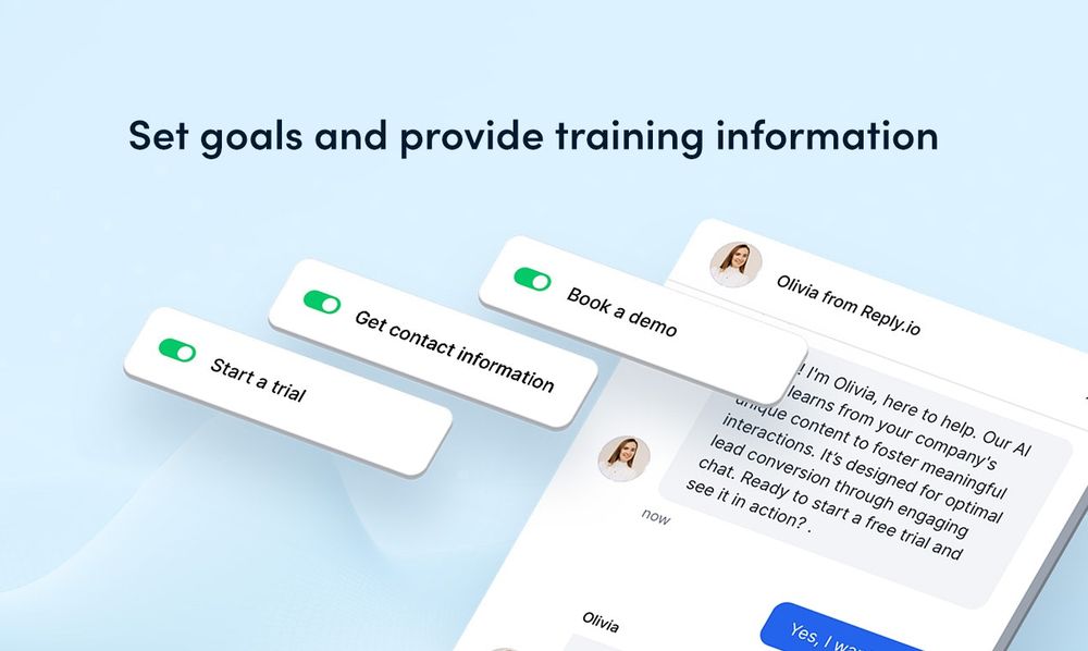 Reply.io website screenshot Reply.io website screenshot