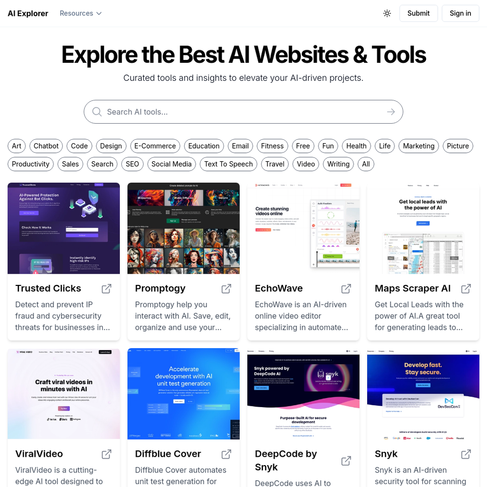 AIEX website screenshot AIEX website screenshot