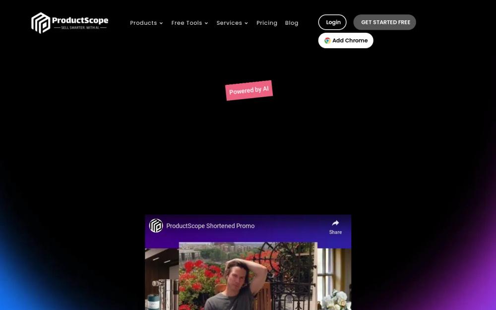 ProductScope.AI website screenshot ProductScope.AI website screenshot