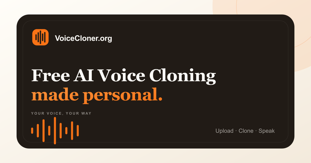 Screenshot of Voice Cloner Screenshot of Voice Cloner