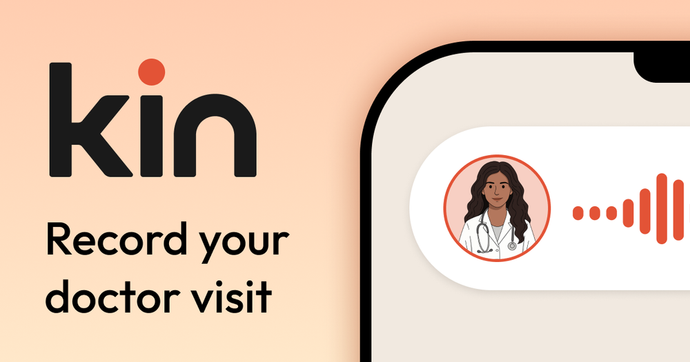 Screenshot of Kin Health Screenshot of Kin Health