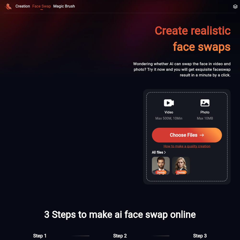 BeautyAI website screenshot BeautyAI website screenshot