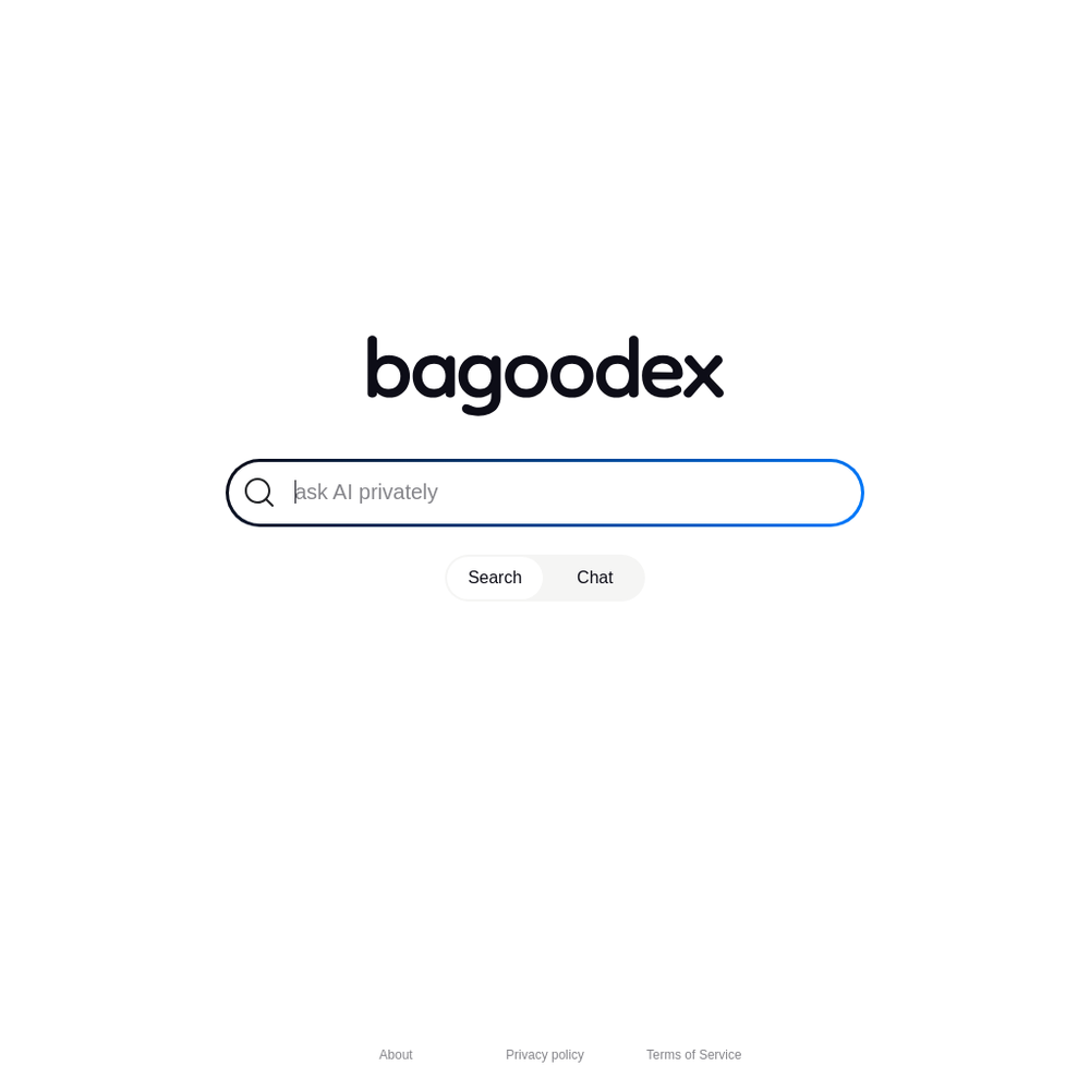Bagoodex website screenshot Bagoodex website screenshot