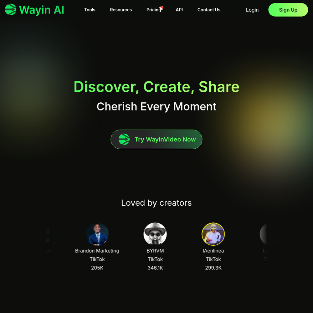Cherish Every Moment website screenshot Cherish Every Moment website screenshot