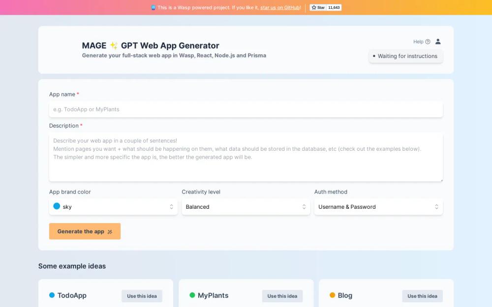 MageGPT website screenshot MageGPT website screenshot