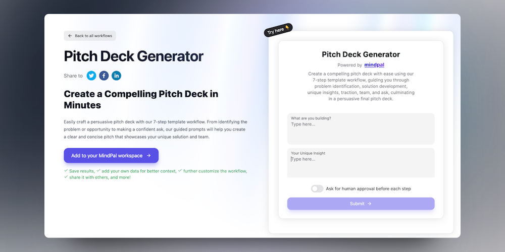PitchFlow website screenshot PitchFlow website screenshot