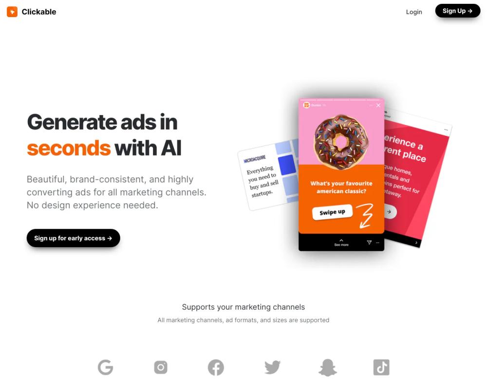 Clickable website screenshot Clickable website screenshot