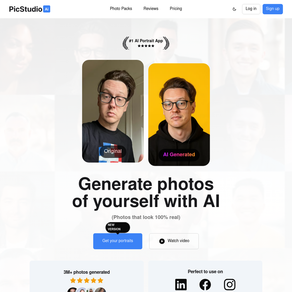PicStudio.AI website screenshot PicStudio.AI website screenshot