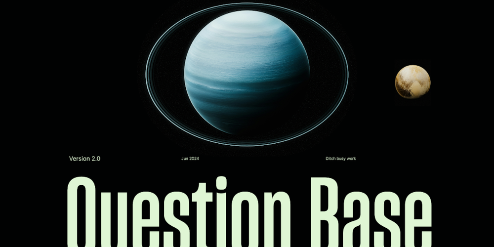 Question Base website screenshot Question Base website screenshot