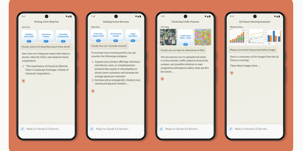 Claude Android app website screenshot Claude Android app website screenshot