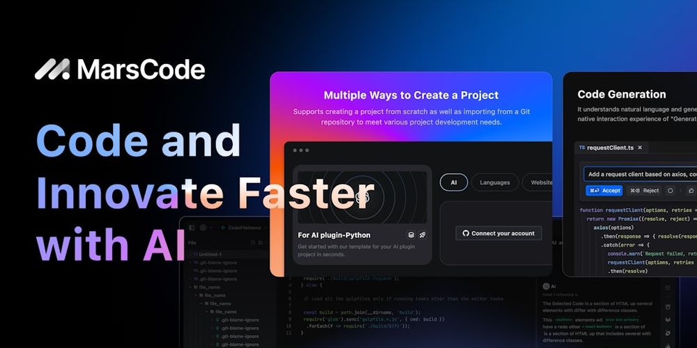 MarsCode website screenshot MarsCode website screenshot