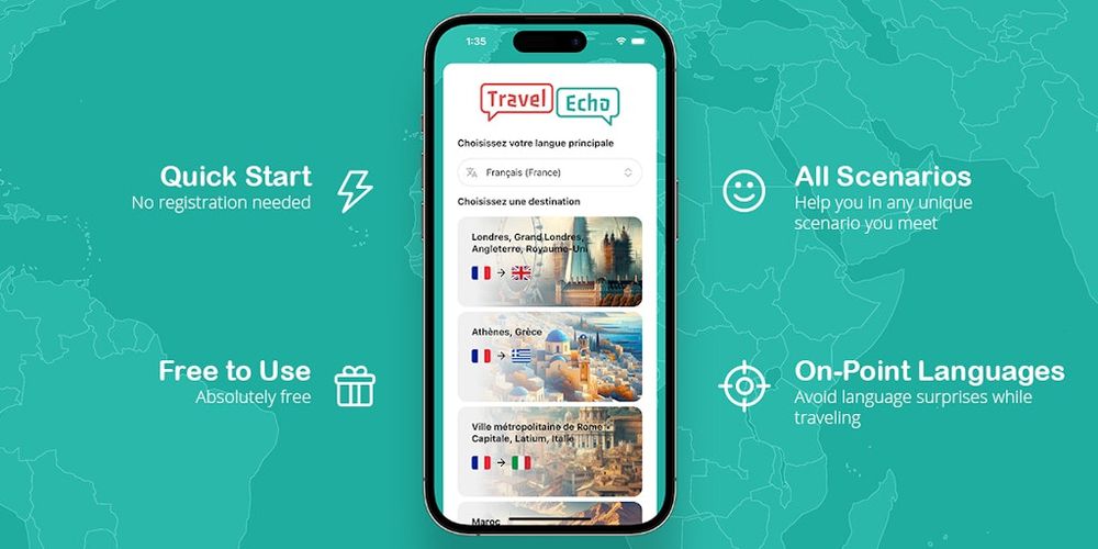 Travel Echo website screenshot Travel Echo website screenshot