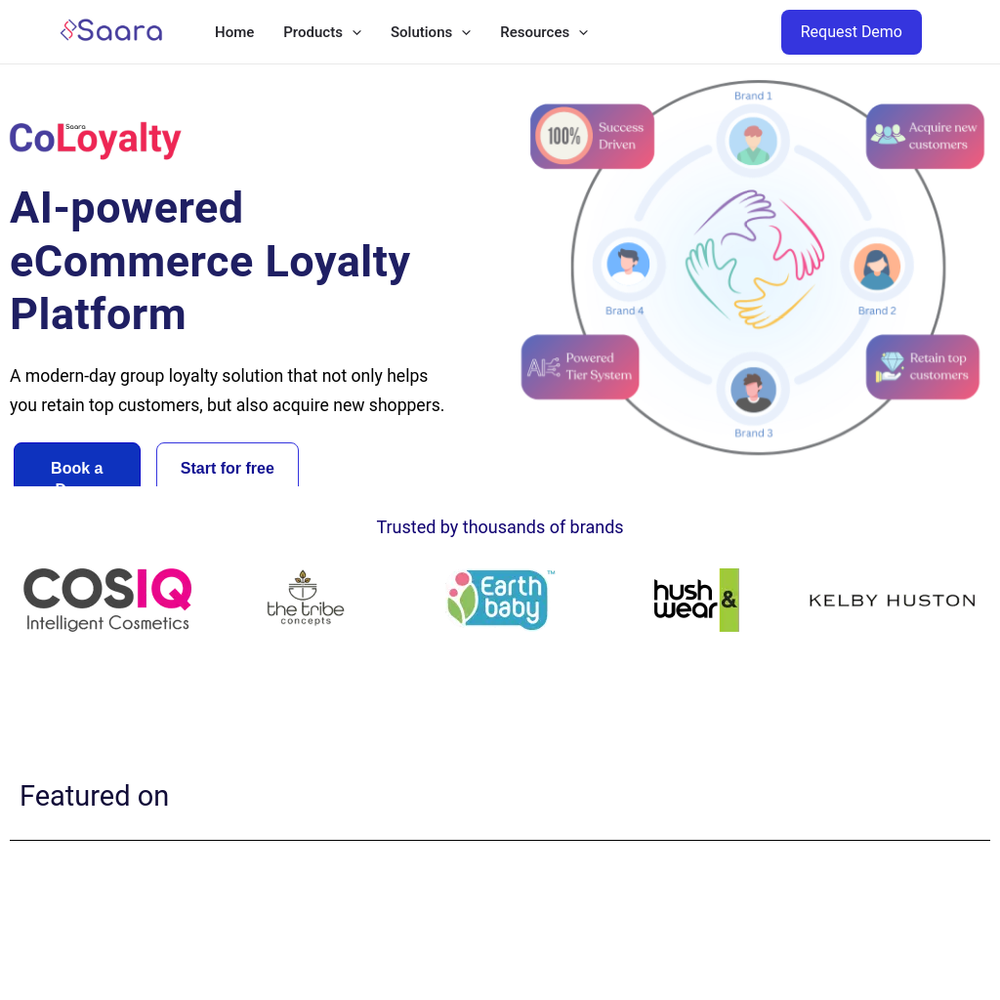 CoLoyalty website screenshot CoLoyalty website screenshot