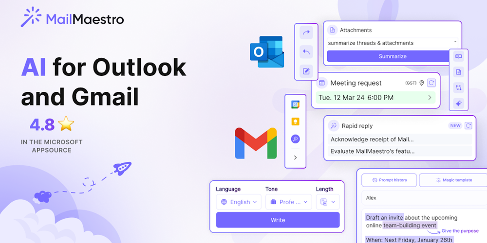 MailMaestro website screenshot MailMaestro website screenshot