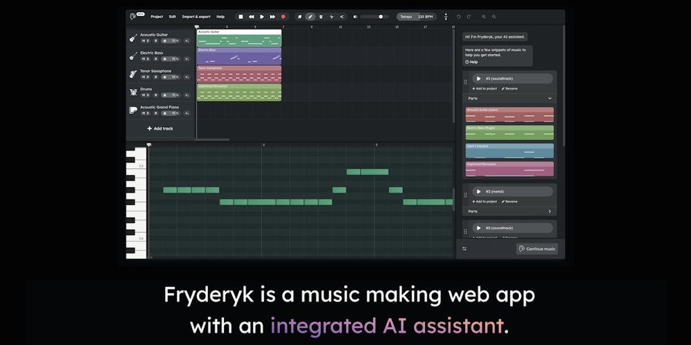 Fryderyk website screenshot Fryderyk website screenshot