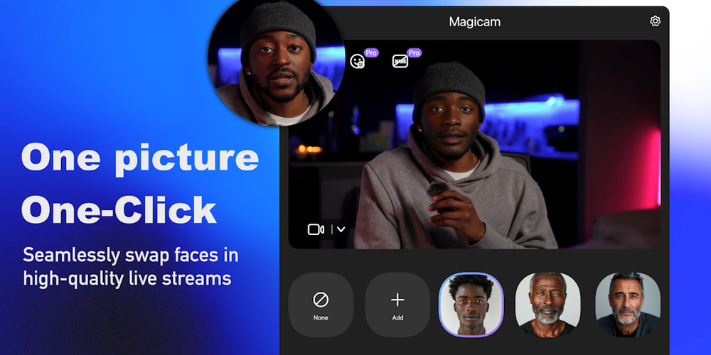 Magicam website screenshot Magicam website screenshot