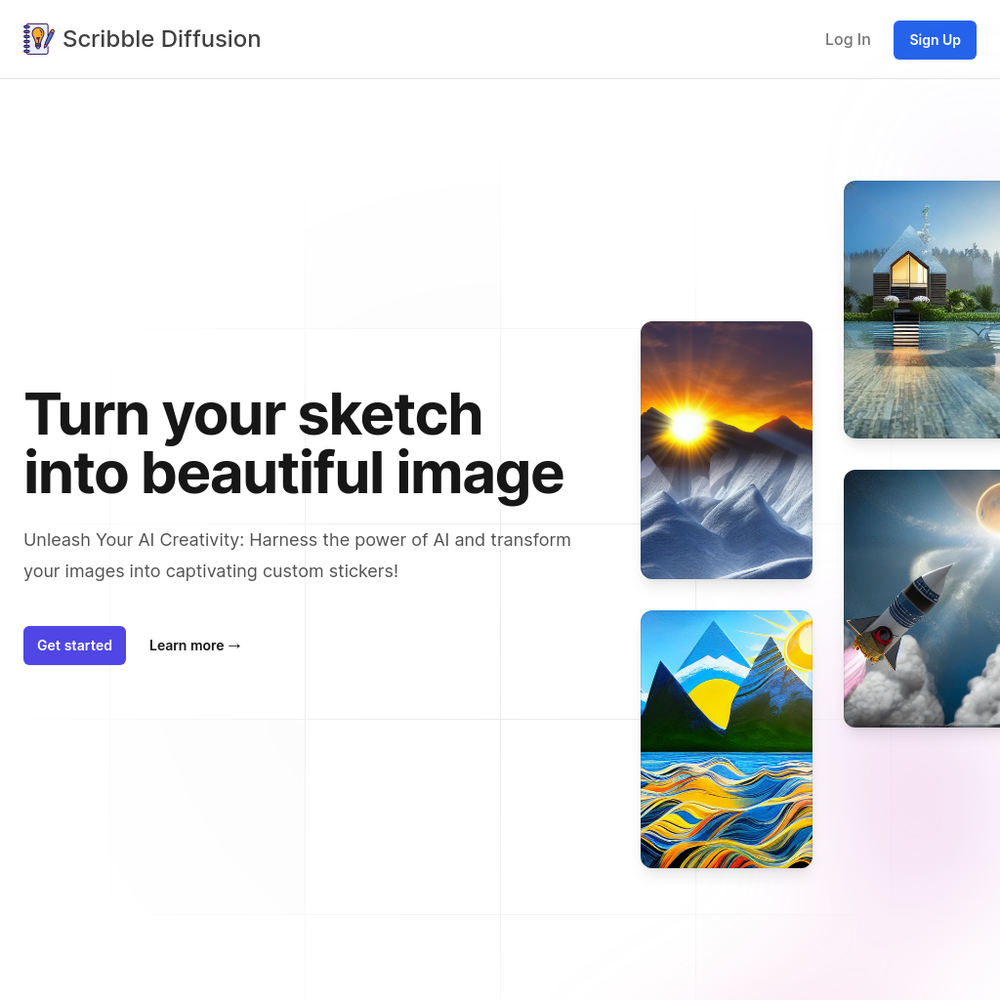 Scribble Diffusion website screenshot Scribble Diffusion website screenshot