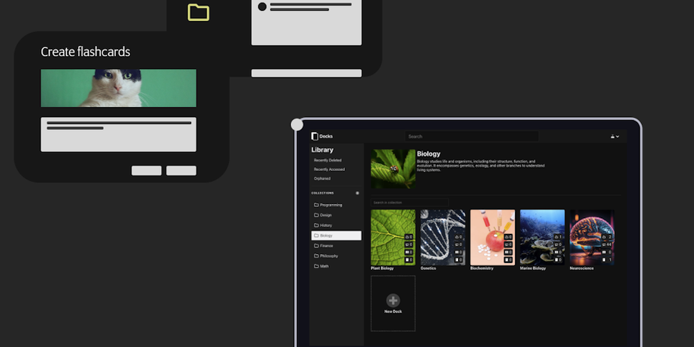 Decks website screenshot Decks website screenshot