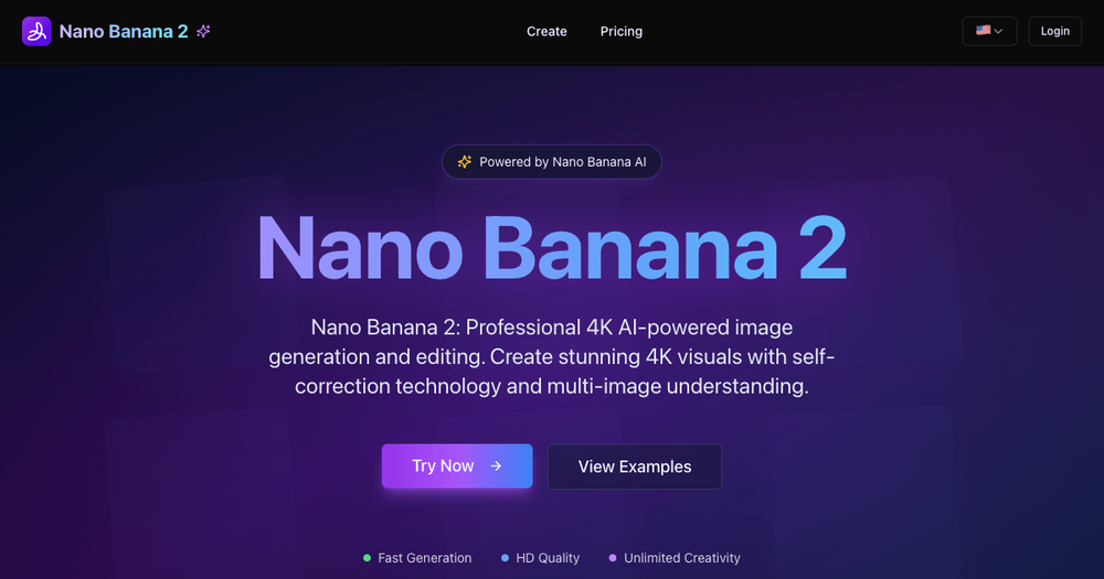 Nano Banana 2 website screenshot Nano Banana 2 website screenshot