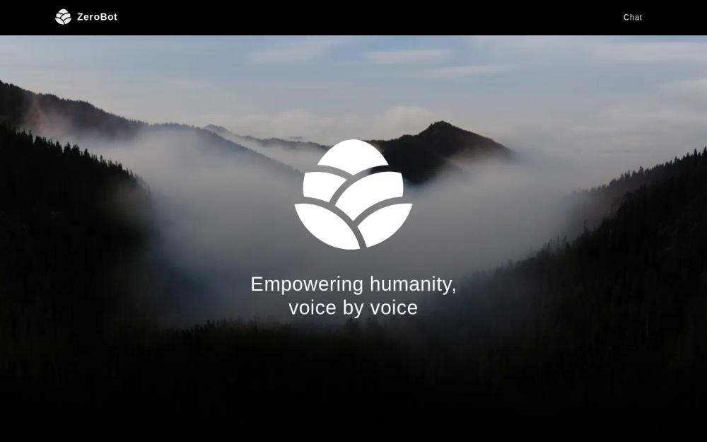 Zerobot website screenshot Zerobot website screenshot