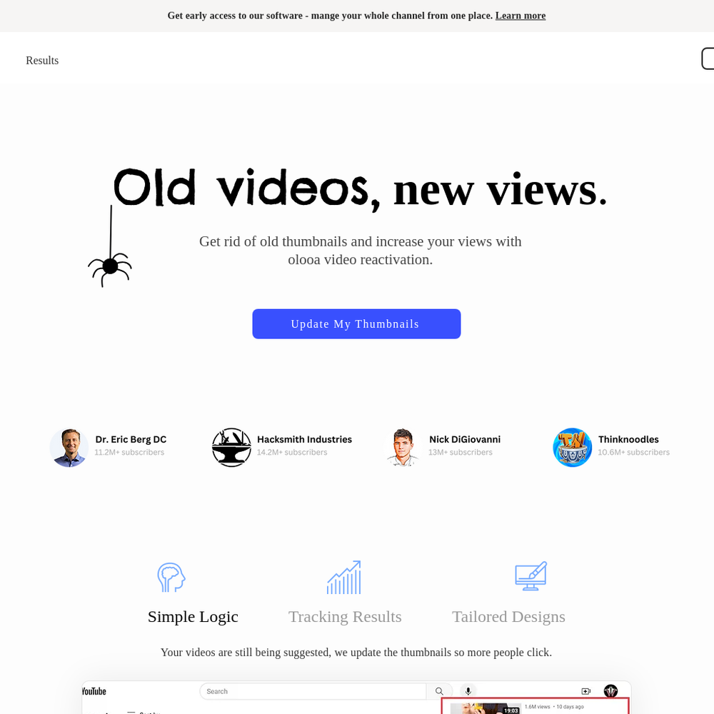 olooa website screenshot olooa website screenshot