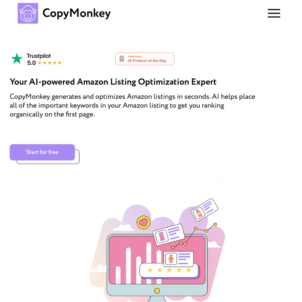CopyMonkey website screenshot CopyMonkey website screenshot