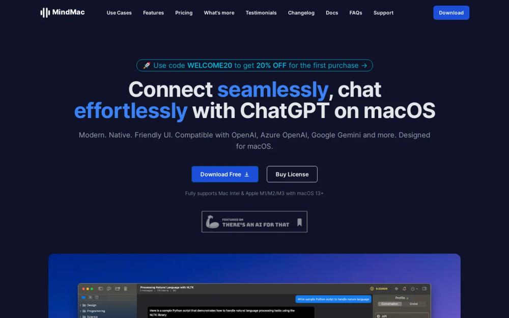 MindMac website screenshot MindMac website screenshot