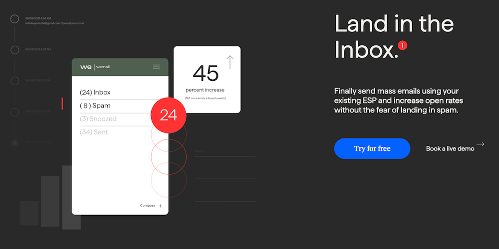 InboxAlly website screenshot InboxAlly website screenshot