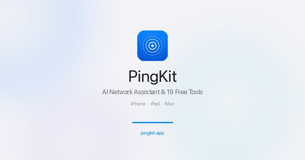 Screenshot of PingKit Screenshot of PingKit