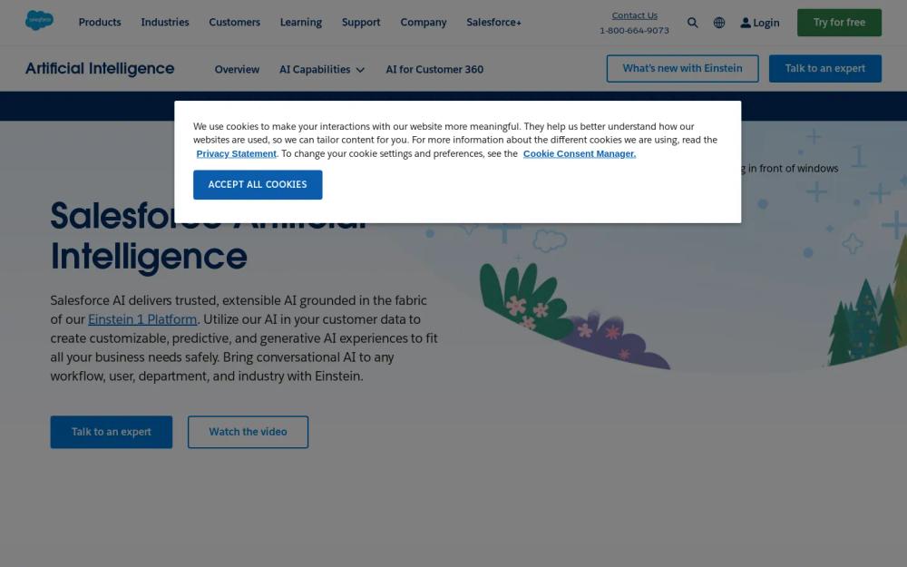 Einstein GPT website screenshot Einstein GPT website screenshot