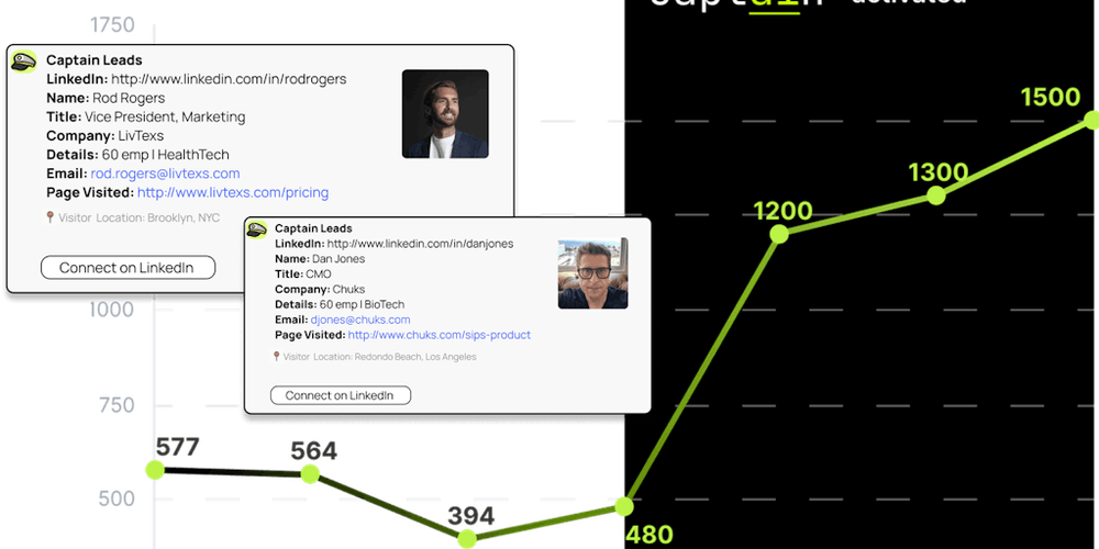 Captain website screenshot Captain website screenshot