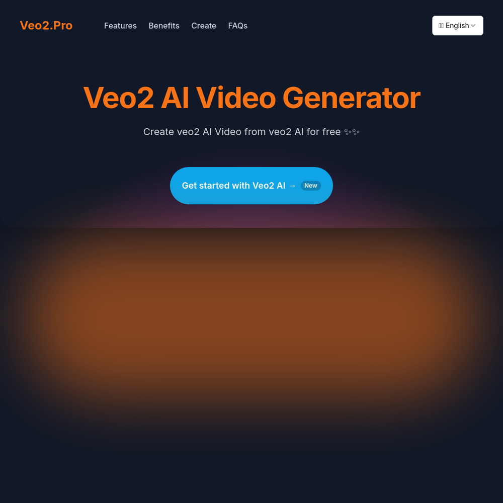 Veo2 website screenshot Veo2 website screenshot