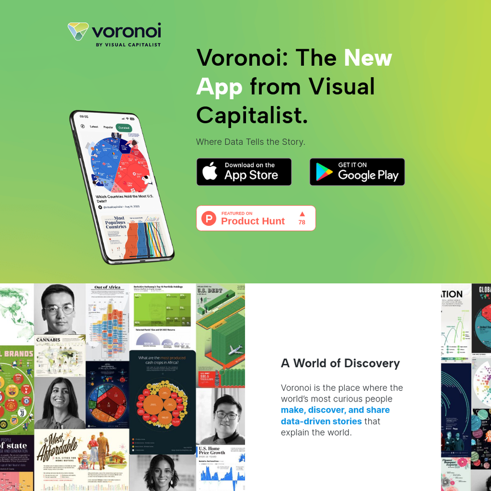 Voronoi website screenshot Voronoi website screenshot