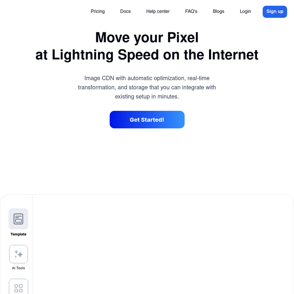 Percept Pixel website screenshot Percept Pixel website screenshot