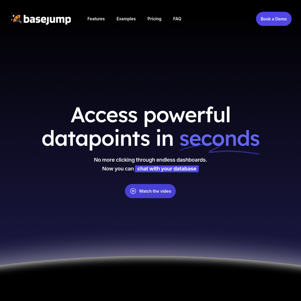 Basejump AI website screenshot Basejump AI website screenshot