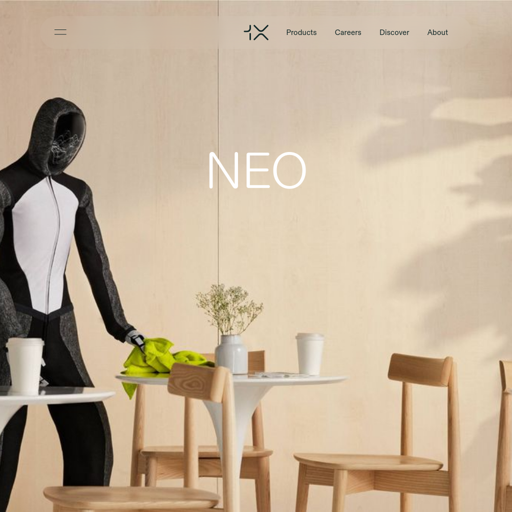 NEO website screenshot NEO website screenshot