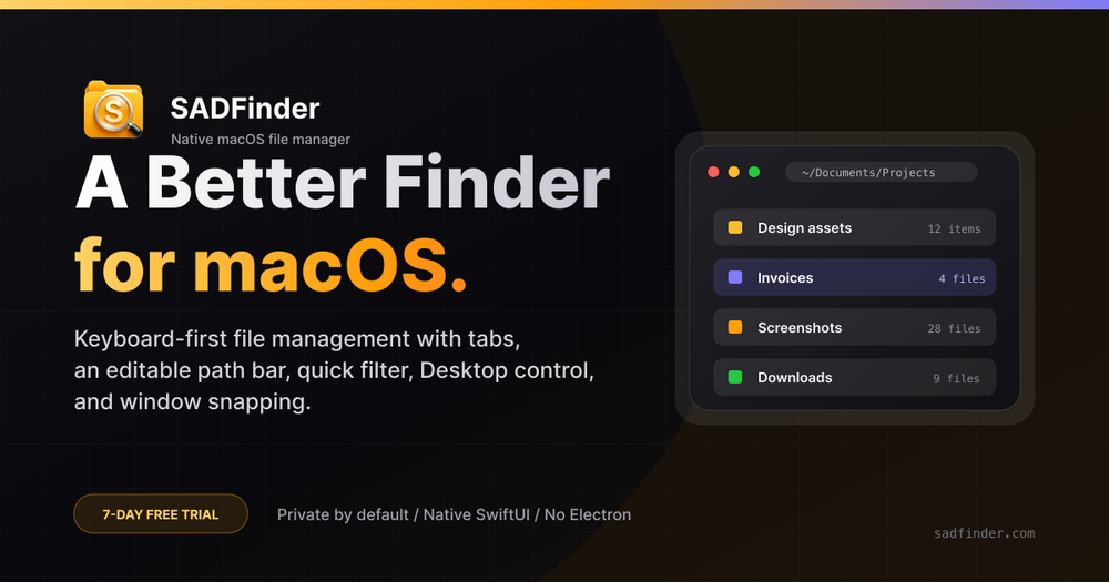 Screenshot of SADFinder Screenshot of SADFinder